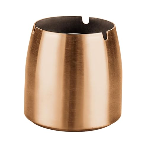 Tapered Ash Holder Portable Stainless Steel Ashtray for Villas Outdoor Patio rose gold|Home & Garden|1 Stainless steel ashtray