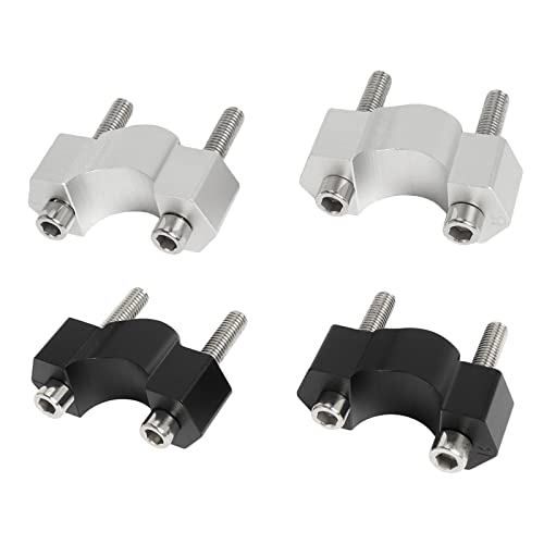 UJEAVETTE Handlebar Riser Mount Bracket Clamp Adapter for B.M.W F900R F900XR Silver