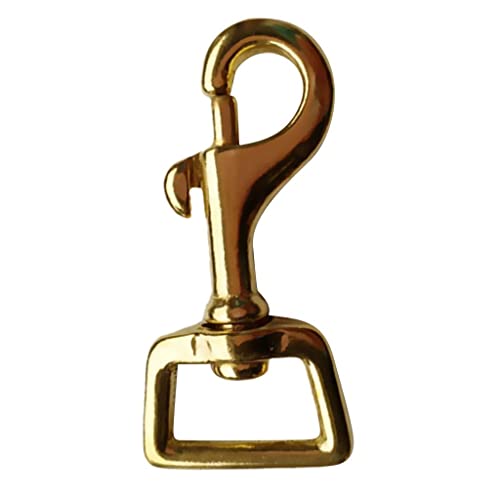 bnf® Solid Brass Square Swivel Trigger Clip Snap Hook Bag Clasp Key Chain 20x59mm | Water Sports | Scuba & Snorkeling | Other Scuba & Snorkeling