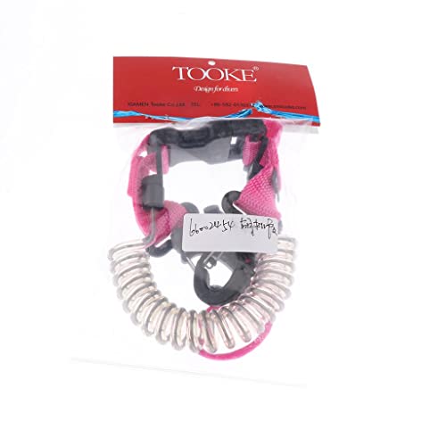 bnf® Scuba Diving Elastic Spring Coil Torch Lanyard Quick Release Buckle Pink B | Water Sports | Scuba & Snorkeling | Other Scuba & Snorkeling