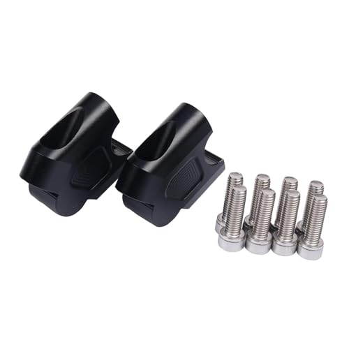 LOOM TREE® 2X Handle Bar Clamp Riser Motorbikes Atv Replacement Handle Bar Riser Clamp Black | Parts & Accessories | Motorcycle Parts | Handlebars, Grips & Levers | Risers