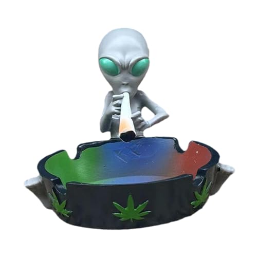 LOOM TREE® Ashtray Statue Soenirs Decor Crafts Unique Table Decor Figurine Decoration Gray | 1 Creative Ashtray Sculpture