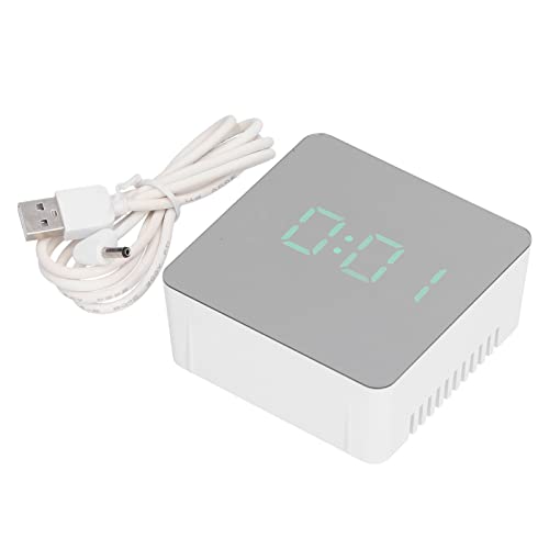 Led Clock, Automatic Mirror Smart Desk Clock for Bedroom Living Room Office(TS-S70-G)