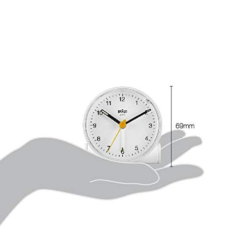 Braun Ameico Classic Analogue Alarm Clock - BC01W