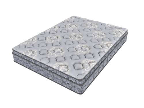 Orthopedic Mattress High Density (HD) Foam for Bed Medium Soft & Hard 4 Inches 2 Layered Medium Soft & Firm Support | King Size Gadda | 72x72 Inch