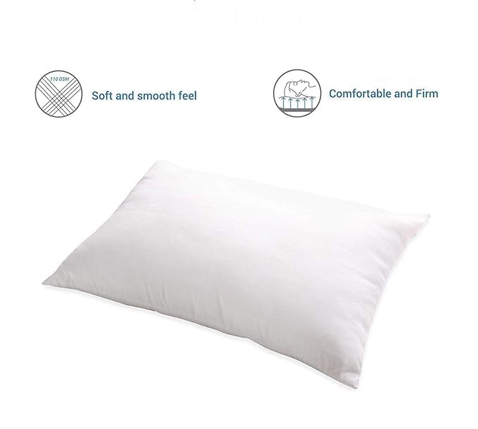 Agroha Large Fluffy Ultra Soft Hotel Pillows for Sleeping, Down Alternative-Microfiber Pillow for Side Back and Front Sleeper (Pack of 1, 17x27)