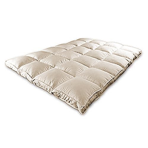 Jaipur Linen 3000 GSM Callifornia Size Finest Imported Super Microfiber Mattress Padding/Topper- Beige (72"X84"Inch)