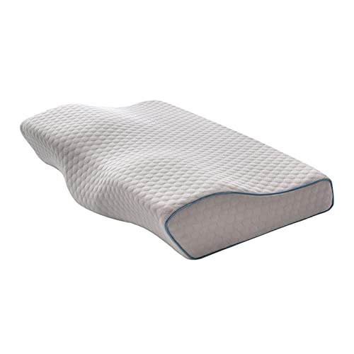 CALANDIS® Pillow for Side Sleepers Back and Stomach Sleepers Hotel Style C | 1 Memory Foam Pillow