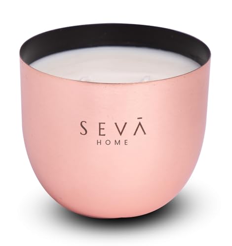 SEVA HOME Heirloom Candle - Classic - Berries (Rose Gold) | 40 Hours Long Burning | Candles for Home Decor, Luxury Gift for All Occasions