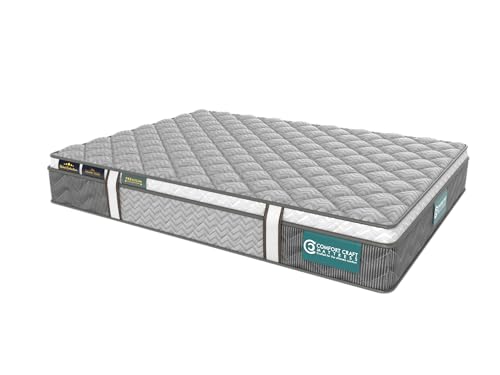 Orthopedic Mattress High Density (HD) Foam for Bed Medium Soft & Hard 4 Inches 2 Layered Medium Soft & Firm Support | King Size Gadda