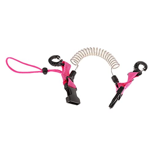 bnf® Scuba Diving Elastic Spring Coil Torch Lanyard Quick Release Buckle Pink B | Water Sports | Scuba & Snorkeling | Other Scuba & Snorkeling