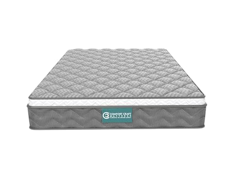 Orthopedic Mattress High Density (HD) Foam for Bed Medium Soft & Hard 4 Inches 2 Layered Medium Soft & Firm Support | King Size Gadda