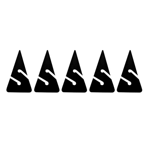 THE STYLE SUTRA®5 Pieces Triangle Line Arrow Marker for Scuba Diving Cave Wreck Dive Black