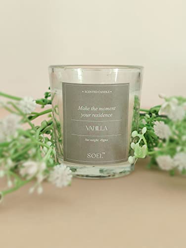 SOEL Scented Shot Glass Candles - Set of 4 (Balsom Cedarwood, Winter Birchwood, Jasmine & Twisted Peppermint)