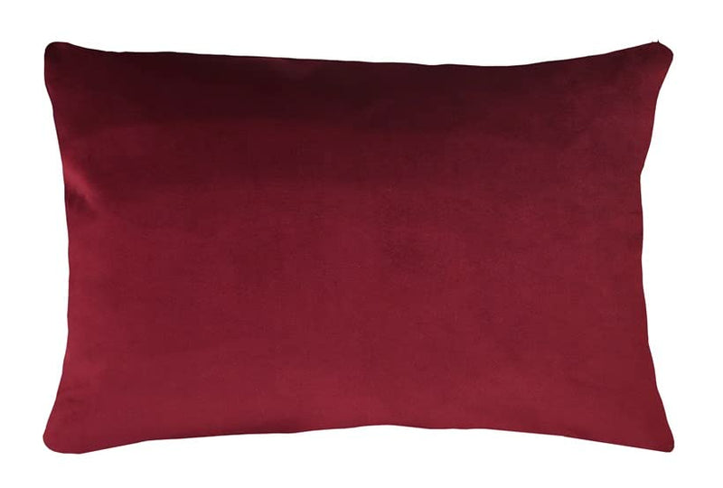 ATOOTFUSION 100% Recyclable Black Hosiery Cotton Medium Firm Hard Bed Pillow for Real Perfect Neck Support (16" x 26") Pillow Count of 01 (Maroon)