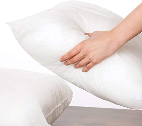 IMSMARTMART Adjustable Hollow Fibre Pillow - Fluffy, Medium Firm, 27x16”, Breathable Comfort (Pack of 2)