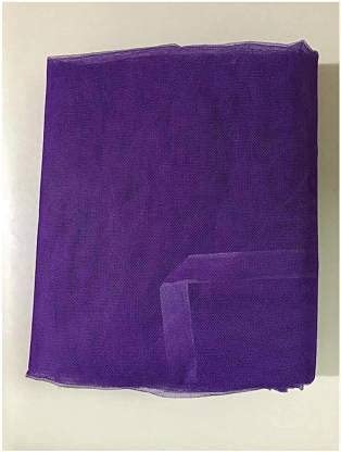 Machardani wala Mosquito net for Bed, Polycotton Mosquito Net for Double Bed and Single Bed, Frame Hung Mosquito net- Purple (5 * 7 ft)