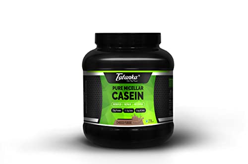 TATANKA NUTRITION 100 % PURE MICELLAR CASEIN | SLOW RELEASE PROTEIN | ANTI CATABOLIC |MUSCLE RECOVERY (CHOCO FUDGE, 1Kg)