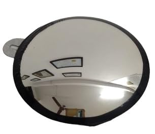 4" FengShui Mirror | Convex Glass Mirror | Reflect Negative Directional Energy | Caved Out | Laminated Back