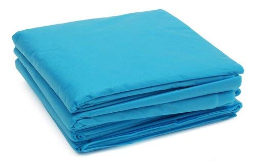 Disposable Non-Woven Bed Sheet for Hospital, Hotel, Spa and Beauty Parlor Blue (60 X 100 INCH, 25)