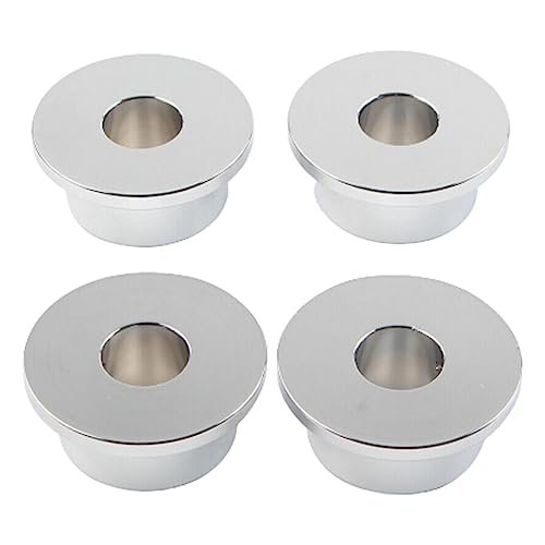 ATORSE 4Pcs Handlebar Riser Bushings Replaces Compatible with Harlay Sportster 1973-2017 Sliver | 4Motorcycle Handlebar Riser Bushings