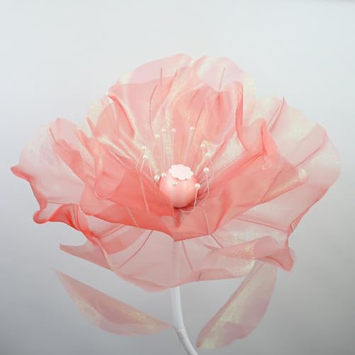 ATORSE® Silk Artificial Flower Head For Baby Bridal Shower Diy Crafts Indoor Outdoor Pink