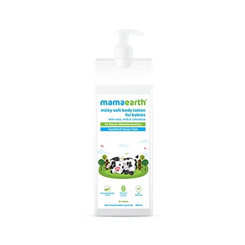 Mamaearth Milky Soft Body Lotion with Oats, Milk & Calendula - 400 ml