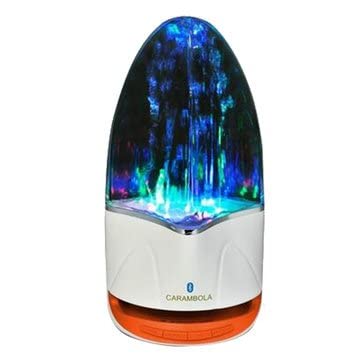 Ubersweet® 3W Rechargeable Wireless Bluetooth Water Dance Spring Fountain-Orange