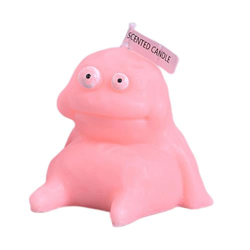 CALANDIS® Funny Scented Candles Gifts Decorative Candles for Anniversary Office Bedroom Pink 6Cm | 1 Candle