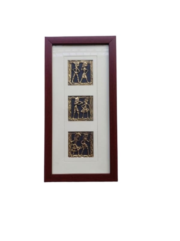 K GALLERY Brass Dhokra art Frames For Wall Decoration Home Office and Gallery - NO-07B