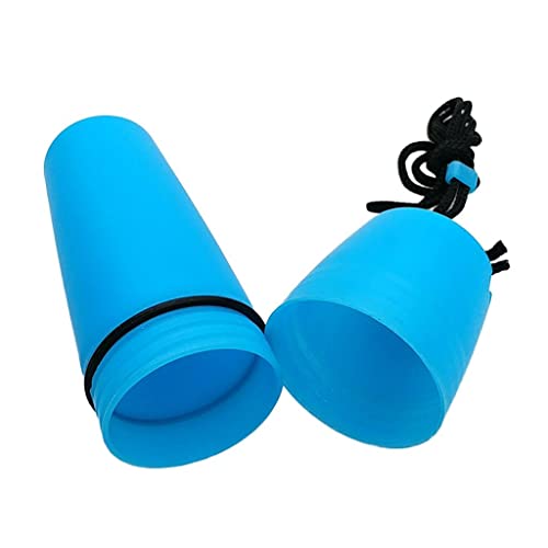 THE STYLE SUTRA®Waterproof Capsule Container Bottle for Scuba Diving Snorkeling Kayak Blue