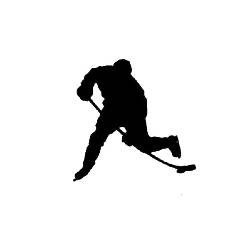 GADGETS WRAP Vinyl Wall Decal Sticker Ice Hockey Player's Windows Bumper Stickers