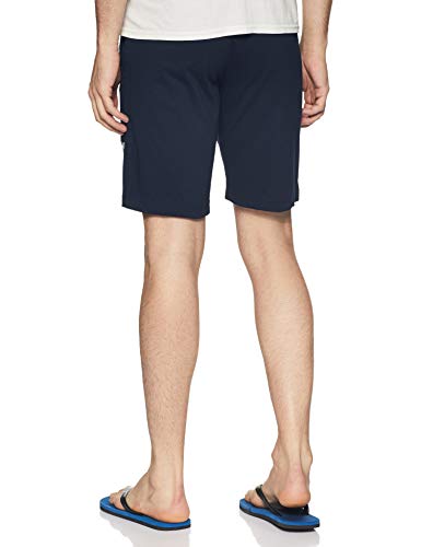 U.S. Polo Assn. Men Comfort Fit Heathered I670 Shorts - Pack of 1 (NAVY M)