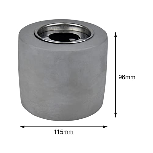 ATORSE® Soft Drink Smoke Tabletop Fireplace Indoor Outdoor Gray