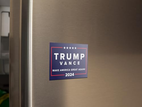 Trump Vance 2024 Magnet | 5-Inch by 3-Inch | Refrigerator Magnets | JD Vance