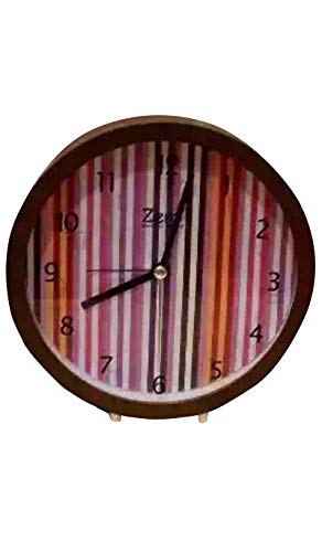 EZ Life Desk Clocks - Shades of Purple - Home and Office Décor, Decorative Modern Clock, Living Room, Bedroom Kitchen Office School - Stylish Desk Clock - Pack of 1