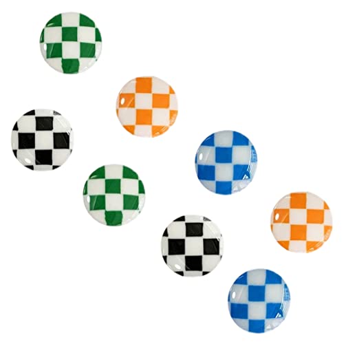 8 Pcs Chessboard Needle Minder Magnetic Needle Holder Plaid Fridge Magnets Round Whiteboards Magnets Refrigerator Magnets