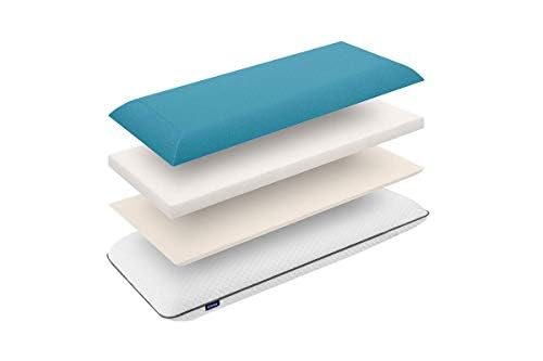 Emma Foam Pillow | Memory Foam Pillow| Engineered in Germany | Adjustable 3 Layers| Orthopedic | Set of 2