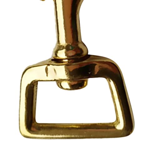 bnf® Solid Brass Square Swivel Trigger Clip Snap Hook Bag Clasp Key Chain 20x59mm | Water Sports | Scuba & Snorkeling | Other Scuba & Snorkeling
