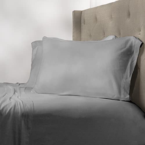 Baltic Linen Jersey Sheet Set, Queen, Grey