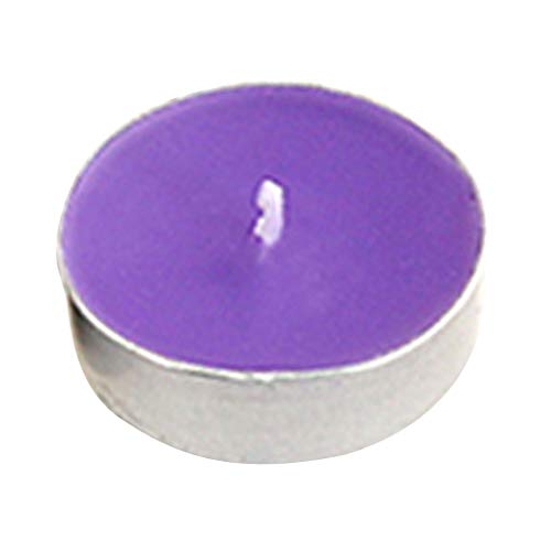 TOG 10pcs Smokeless Round Tealight Candles for Birthday | Festivals| Diwali| Pooja 3.5x1cm Purple'|Home & Kitchen| Home Decor| Candles'