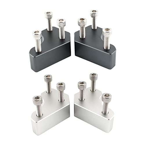 UJEAVETTE Motorcycle Handlebar Risers Kit for GTR1400 2008-2022 Increased 25mm Argent