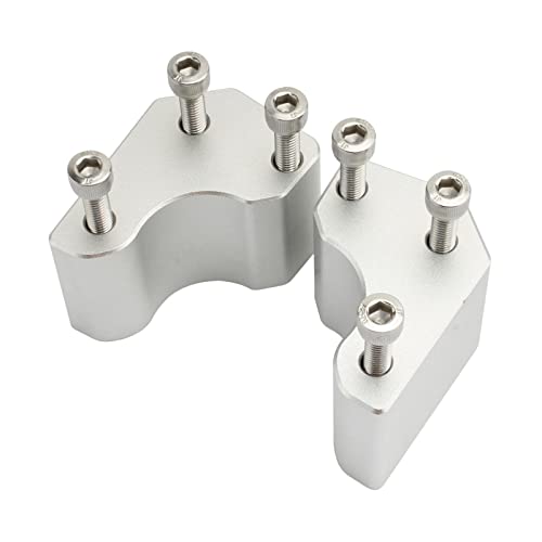 LOOM TREE® Aluminum Handlebar Risers For Gtr1400 Easy Install Silver | 1X Handlebar Riser Kit