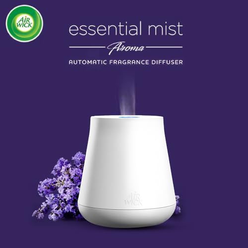 Air Wick Essential Mist Automatic Fragrance Mist Diffuser Refill, Relaxing Lavender - 20 Ml | Natural Essential Oils Diffuser Refill | Automatic Air Freshener