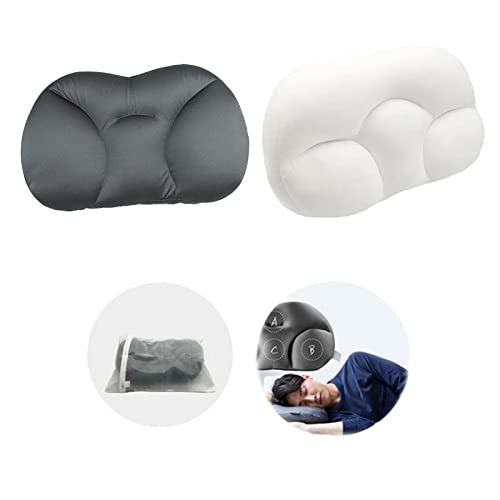 ATORSE® 3D Pillow Foam Sleep Pillow Egg Sleepers Memory Foam Bedding Neck Protection White