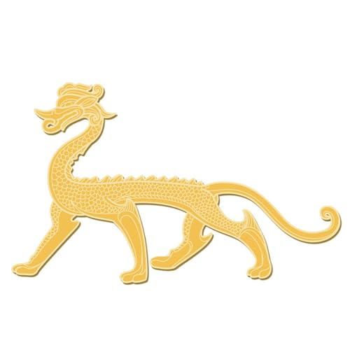 ATORSE® Walking Chinese Dragon Figure Fridge Magnet 7X4.3Cm For Holiday Season Decor