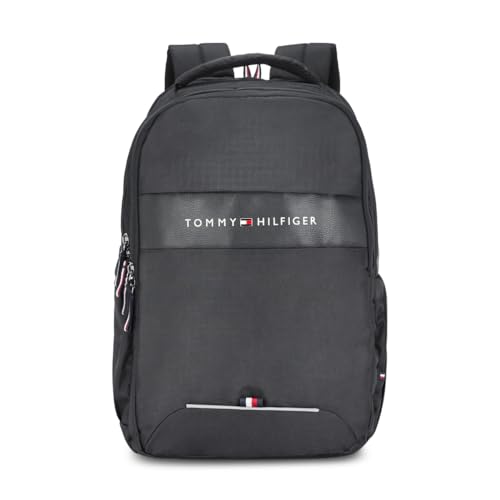 Tommy Hilfiger Joshua Polyester 20.61L Laptop Backpack For Unisex - Black