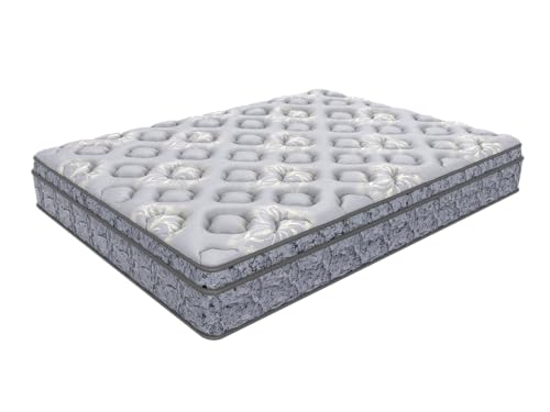 Orthopedic Mattress High Density (HD) Foam for Bed Medium Soft & Hard 4 Inches 2 Layered Medium Soft & Firm Support | King Size Gadda | 72x72 Inch