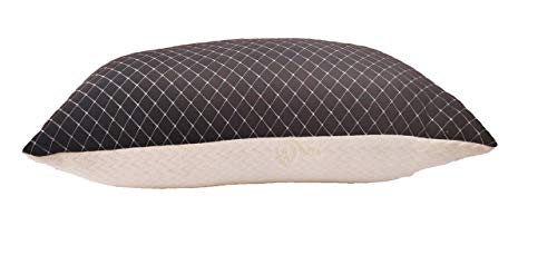 PumPum Hollow Microfiber Pillow,17'x27' Inch,Black & White,1 Piece