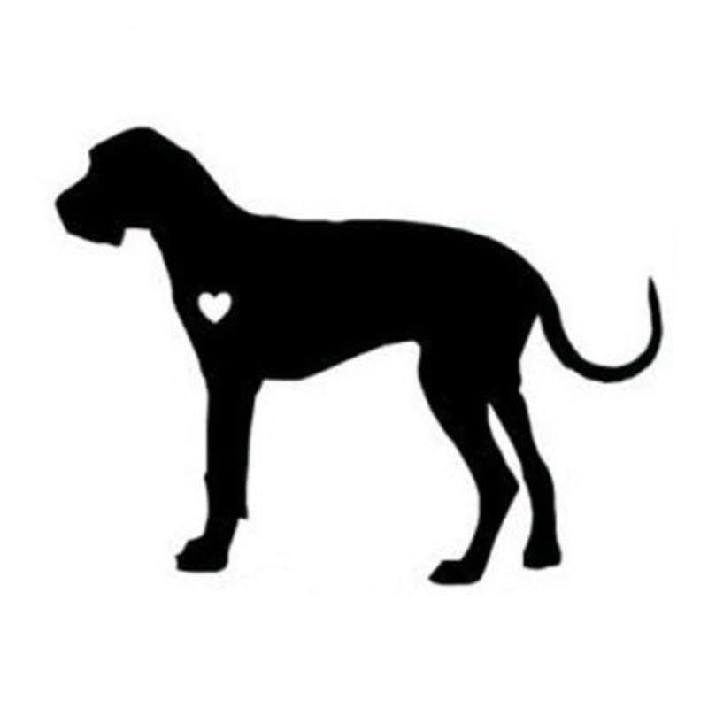 GADGETS WRAP Vinyl Wall Decal Sticker Great Dane Silhouette Personalized Vinyl Car Sticker